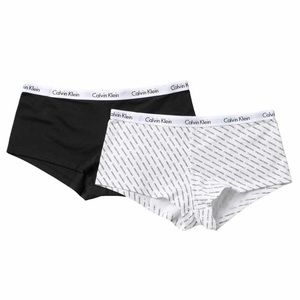 NWT Calvin Klein Carousel 2-pack Boy shorts Logo